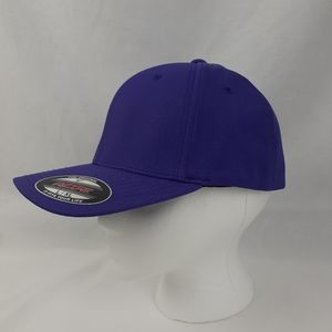 Purple Blank Fitted Hat mens L -XL